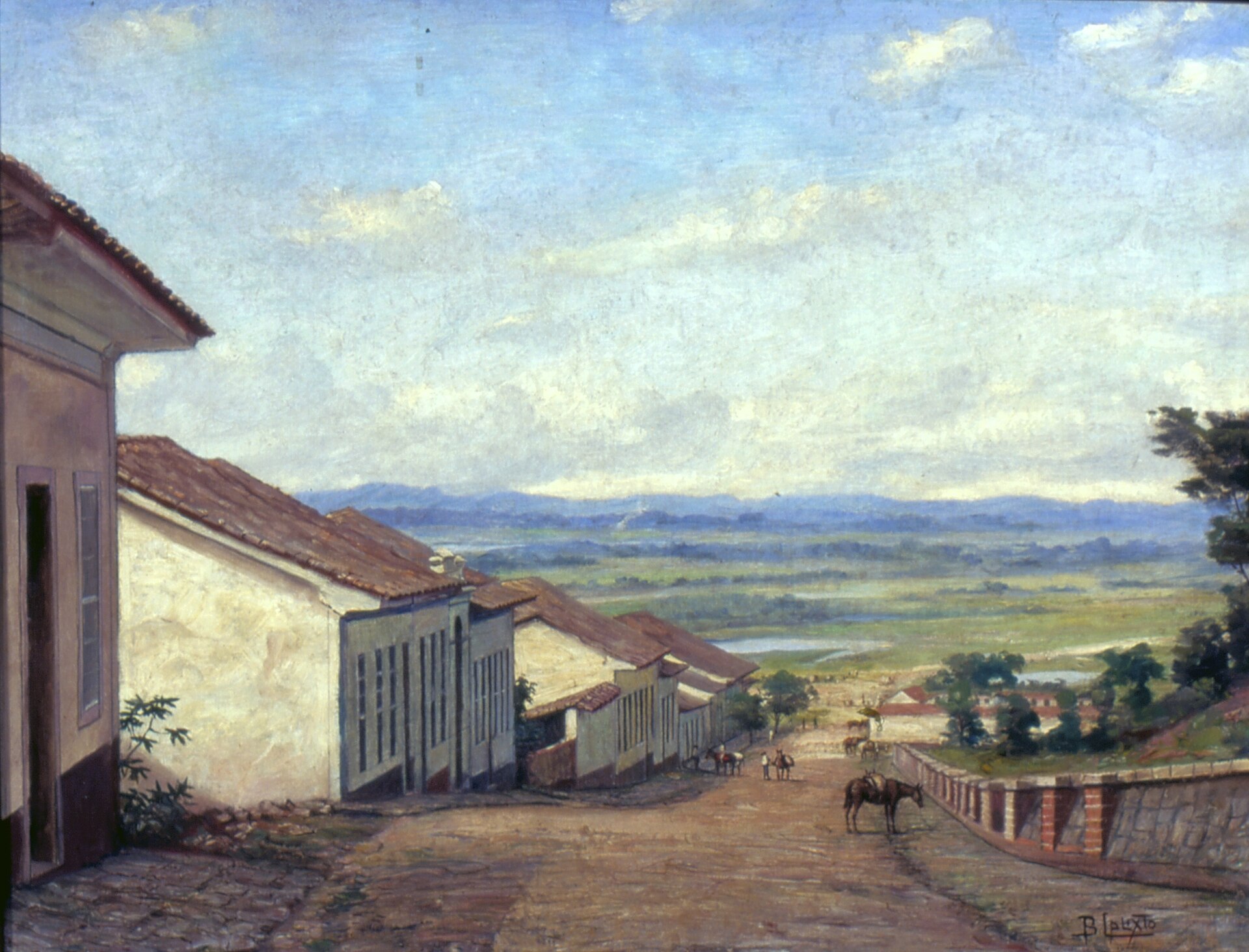 Imagem de referência de Ladeira do Colégio, 1860 (Ladeira do Palácio, Ladeira João Alfredo, Ladeira General Carneiro), descrito nos dados abertos como pintura de Benedito Calixto