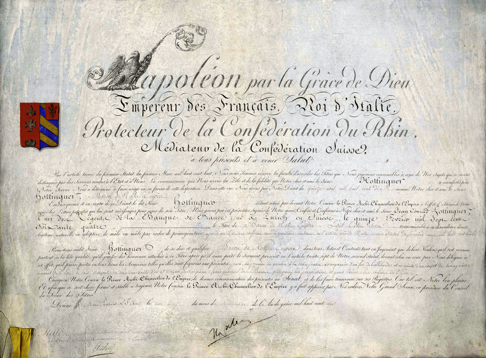 Imagem de referência relacionada a Jean-Conrad Hottinguer, item descrito como político francês