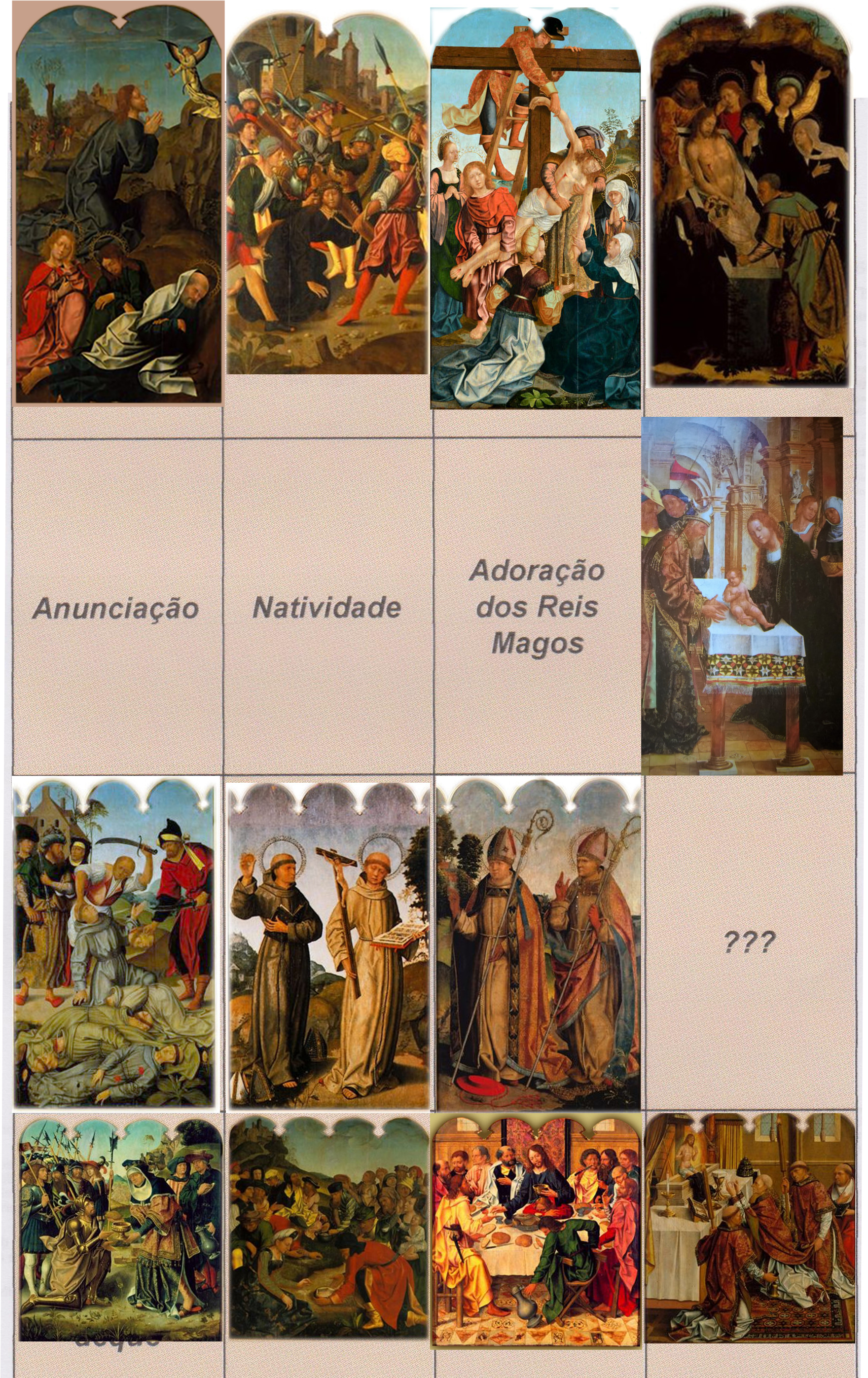 Imagem de referência de São Bernardino de Siena e São Boaventura, descrito nos dados abertos como de Diogo Teixeira
