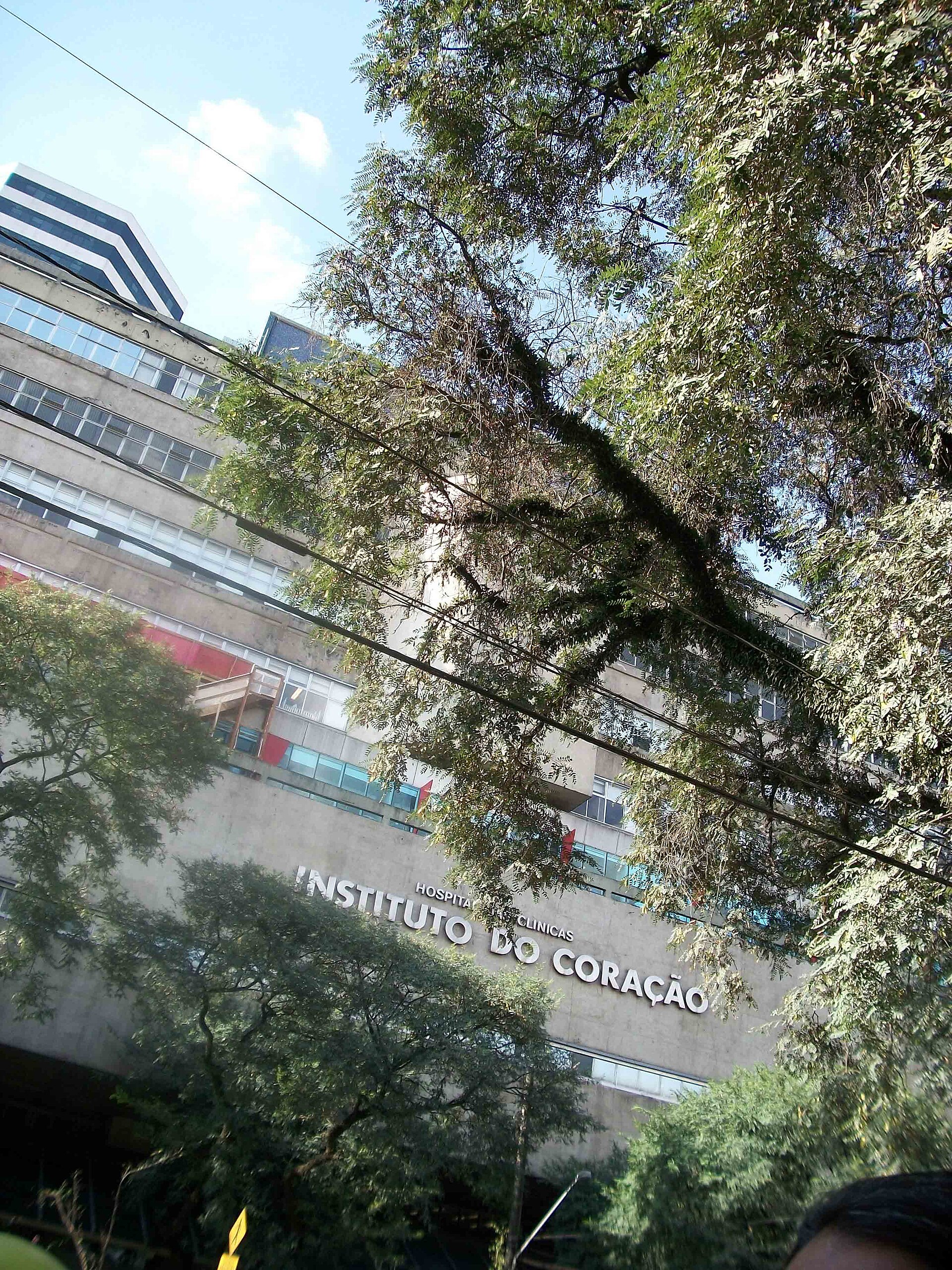 Imagem de referência de Instituto do Coração do Hospital das Clínicas da FMUSP, descrito nos dados abertos como instituto médico