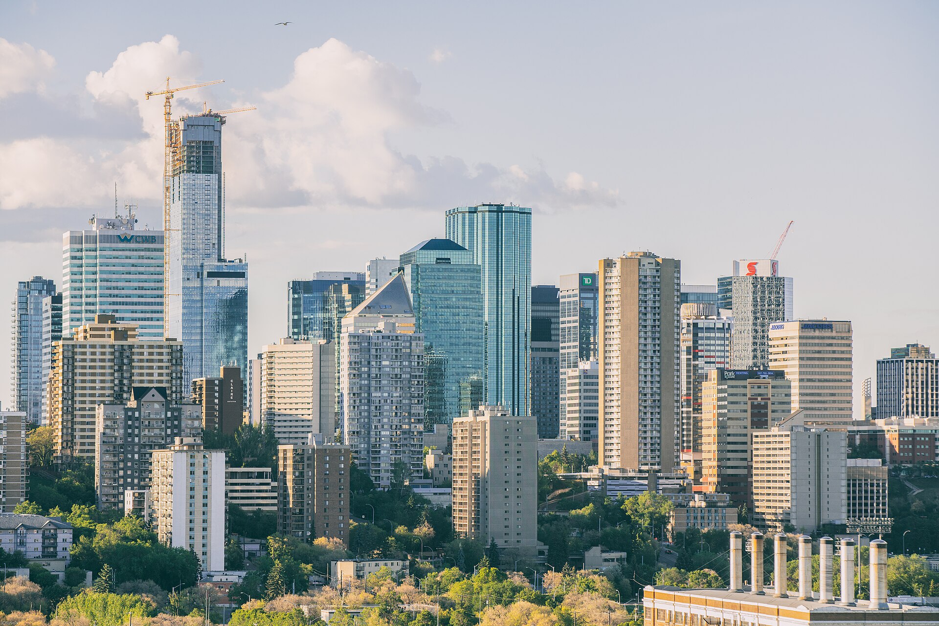 Imagem de referência relacionada a Edmonton, item descrito como capital da província de Alberta, Canadá