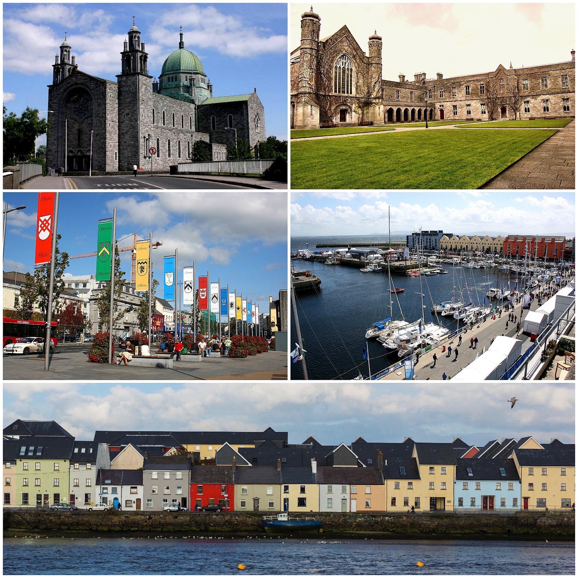 Imagem de referência relacionada a Galway, item descrito como cidade em Connacht, Irlanda