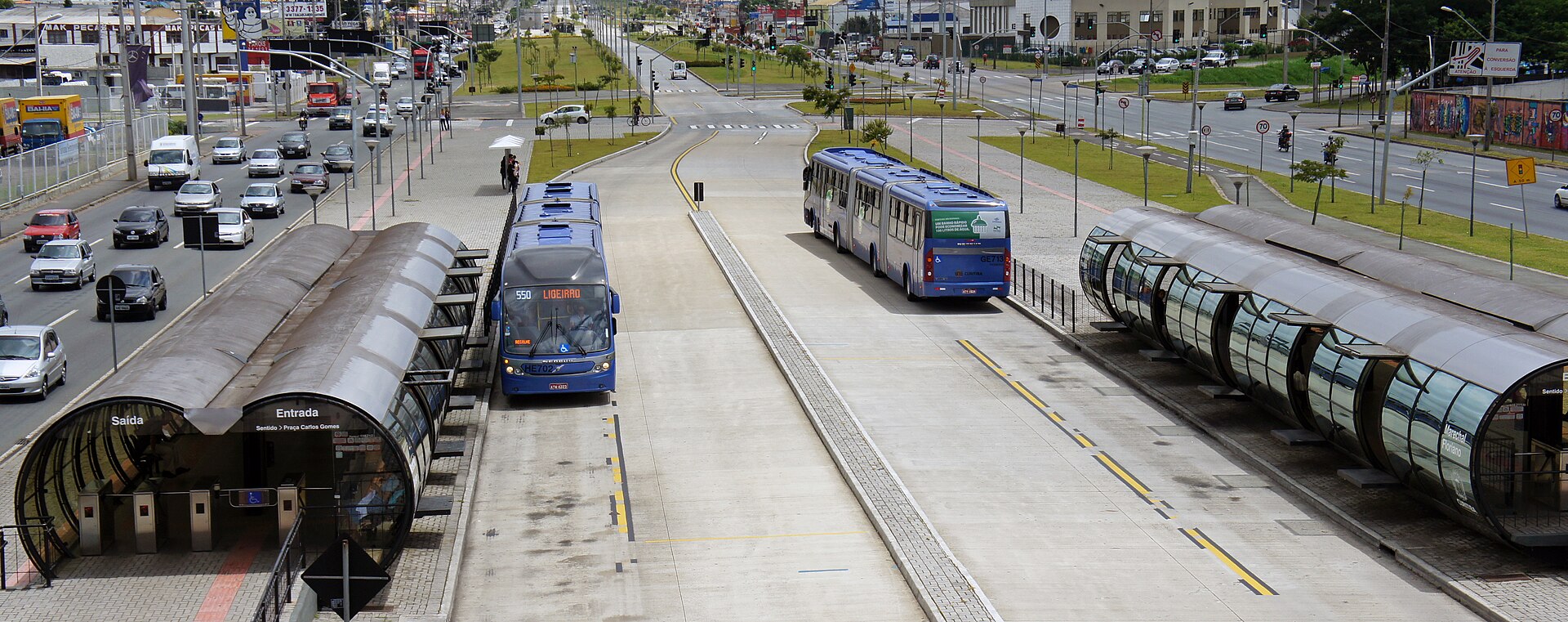 Imagem de referência de Rede Integrada de Transporte, descrito nos dados abertos como sistema de transporte em Curitiba