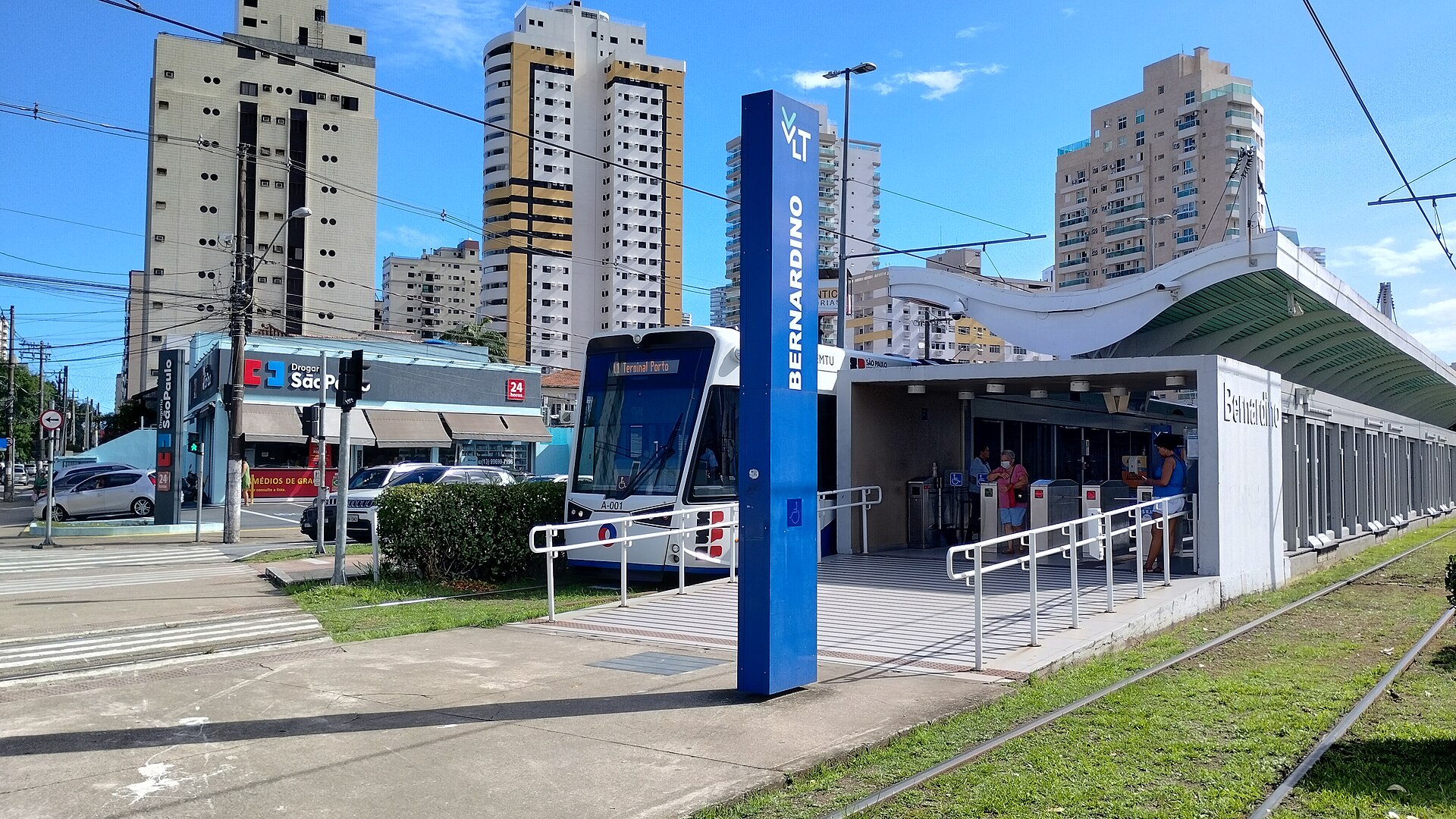 Imagem de referência de Linha 1 do VLT da Baixada Santista, descrito nos dados abertos como linha de transporte público no Brasil