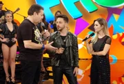 Sandy e Junior foram ao Domingão do Faustão