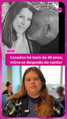 Casada há mais de 40 anos com Rick, viúva se despede do cantor