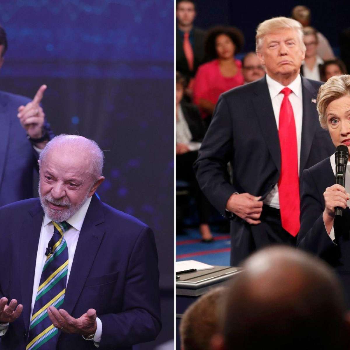 Flávio no debate: a estratégia de presença, intimidação e linguagem corporal que 'imitou' Trump