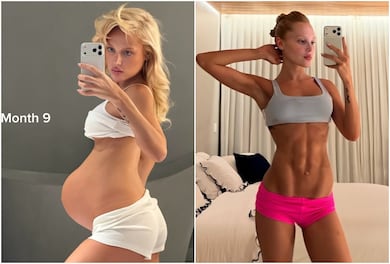 Malu Borges exibe shape três meses após dar à luz e fala sobre treinos e maternidade