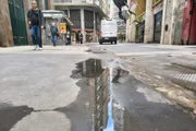 Calçadão na Rua Álvares Penteado, no centro de São Paulo
