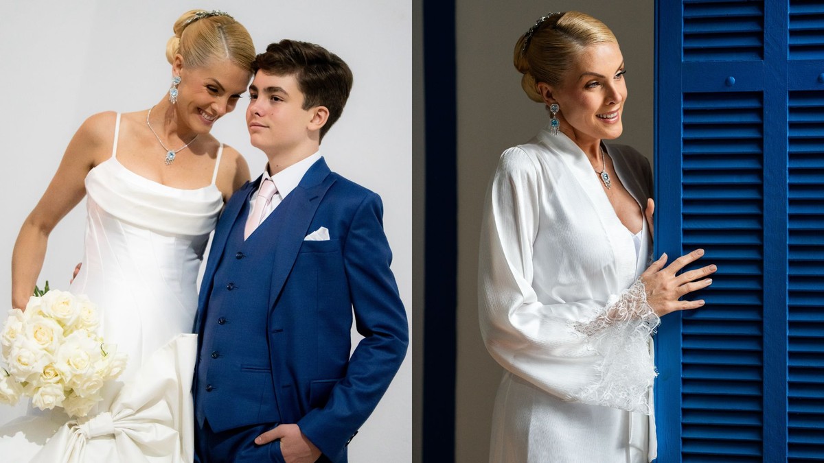 Ana Hickmann resgata fotos inéditas dos bastidores do casamento com Edu Guedes: "Acordei nostálgica"