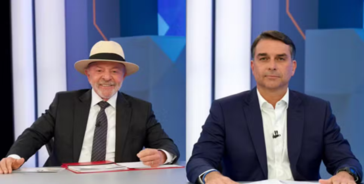 Luiz In&aacute;cio Lula da Silva (PT) e Fl&aacute;vio Bolsonaro (PT)