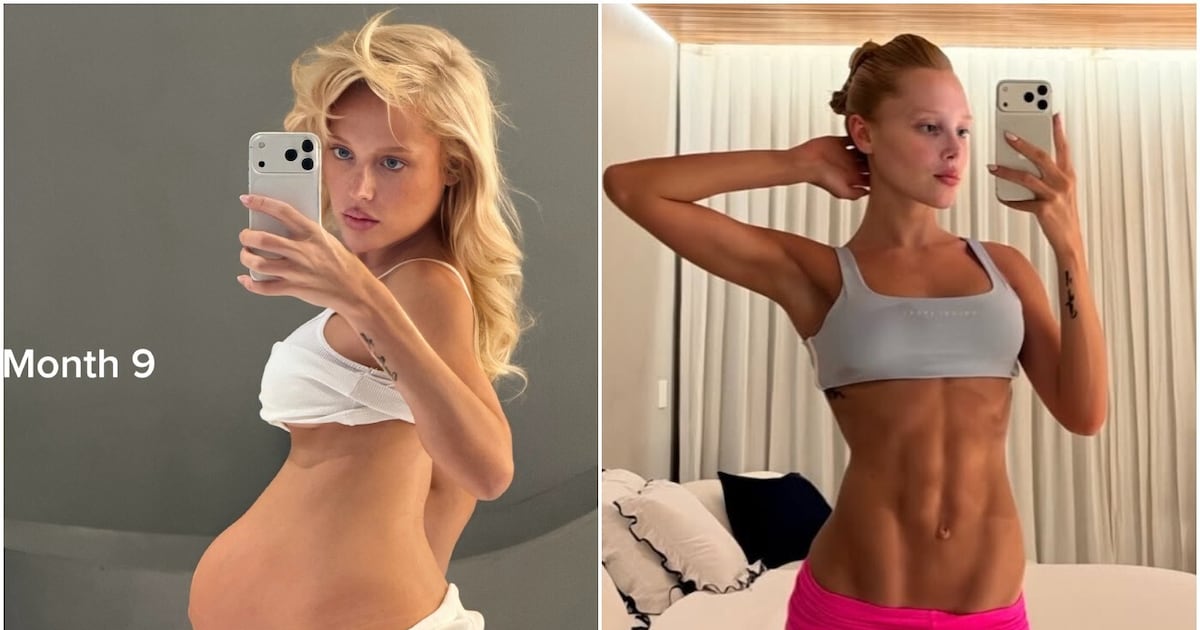Malu Borges exibe shape três meses após dar à luz e fala sobre treinos e maternidade
