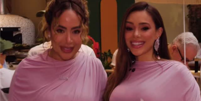 Bruna Biancardi e Rafaella Santos usaram look igual na festa de Mavie Foto: Reprodução/Instagram