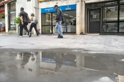 Calçadão na Rua Álvares Penteado, no centro de São Paulo