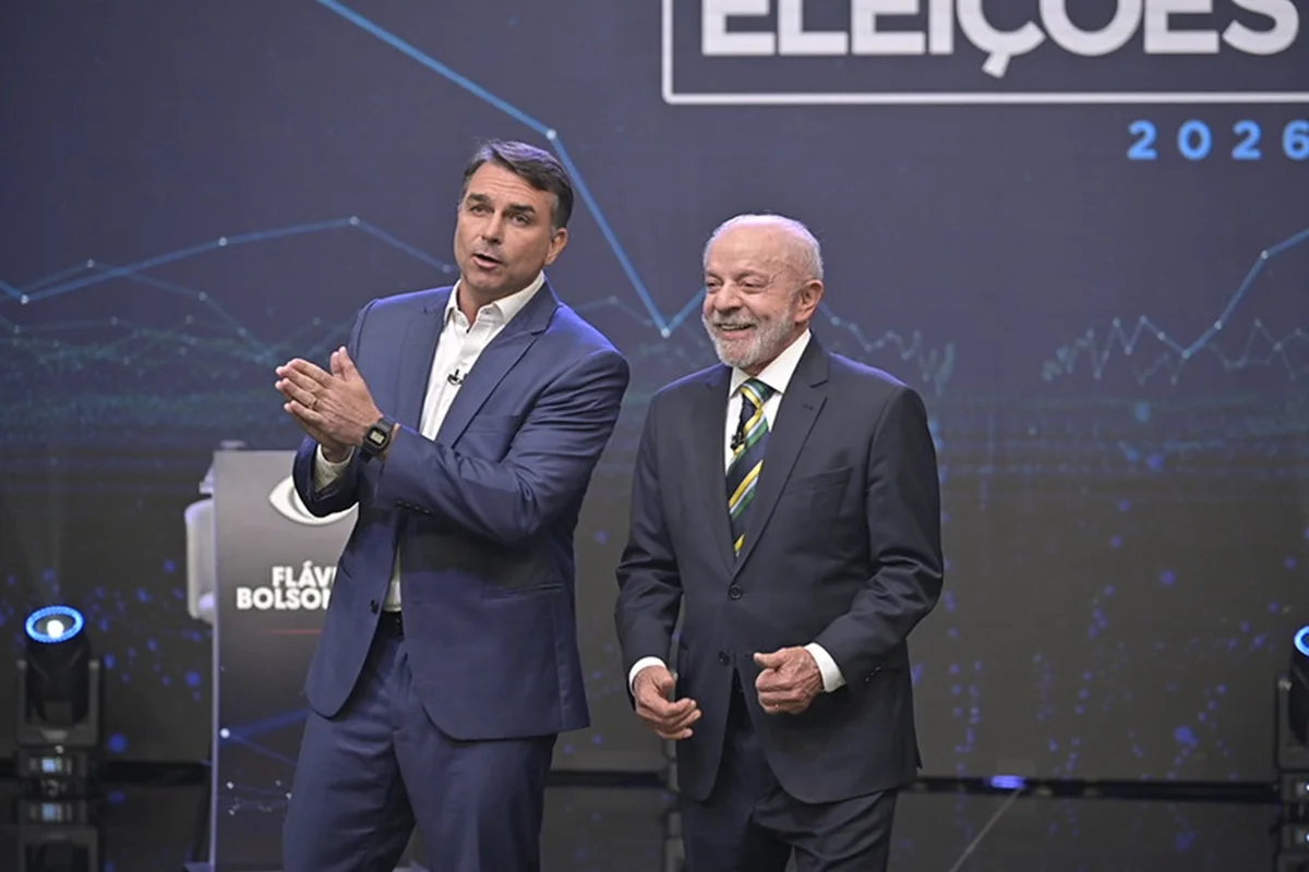 Debate entre Flávio e Lula: dois símios jogando excrementos um no outro