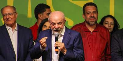 Lula (PT) discursa após disputa do primeiro turno das eleições presidenciais Foto: GABRIELA PEREIRA/ENQUADRAR/ESTADÃO CONTEÚDO / Estadão