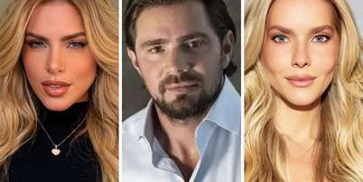 Erika Schneider, Daniel Vorcaro e Monique Alfradique Foto: Reprodução Instagram | @moniquealfradique, divulgação Banco Master e @moniquealfradique