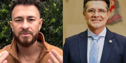 Marcelo Aguiar, deputado do PL, teria disparado acidentalmente e acertado o pé de Fred Bruno Foto: