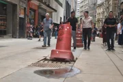 Calçadão na Rua Sete de Abril, no centro de São Paulo