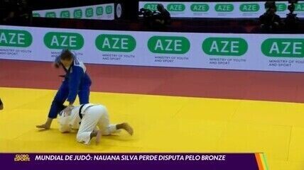 Mundial de judô: Nauana Silva perde disputa pelo bronze