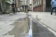 Calçadão na Rua Álvares Penteado, no centro de São Paulo