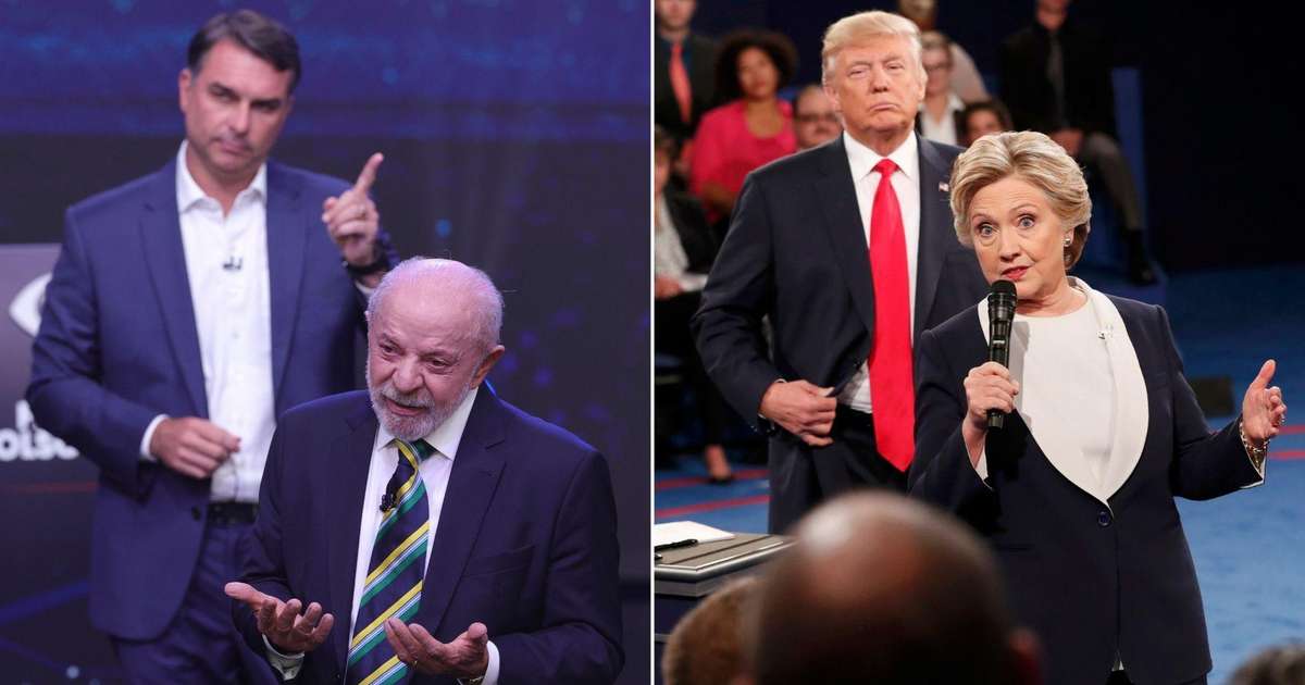 Flávio no debate: a estratégia de presença, intimidação e linguagem corporal que 'imitou' Trump