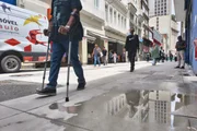 Calçadão na Rua Direita, no centro de São Paulo