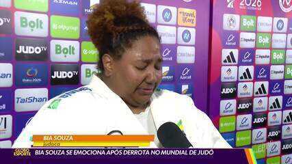 Bia Souza se emociona após derrota no Mundial de Judô